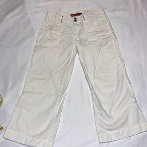 Vintage SO White Capris